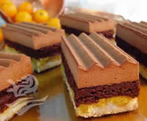 Fatias De Chocolate E Laranja