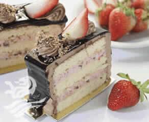 Fatias De Morango E Bombom